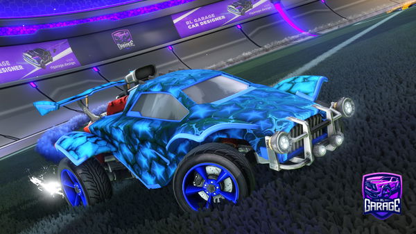 A Rocket League car design from ItzAlfzeu