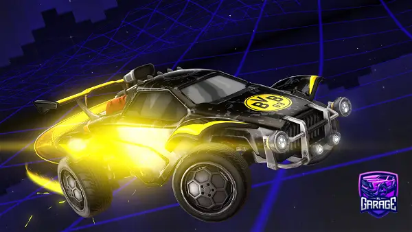 A Rocket League car design from Thomynoue