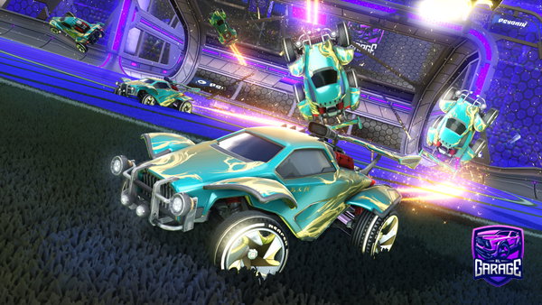 A Rocket League car design from EyfinAim