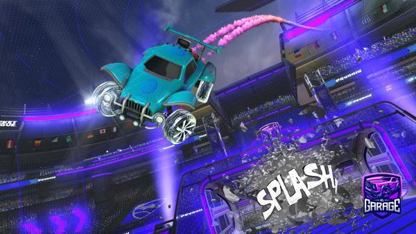 A Rocket League car design from Orioles4L