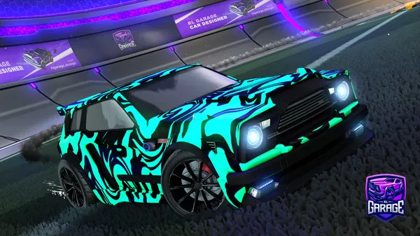 A Rocket League car design from Mth_213-