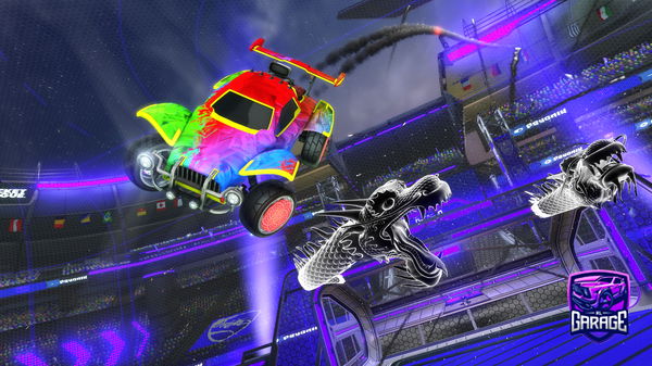 A Rocket League car design from TTVAsherLB1011