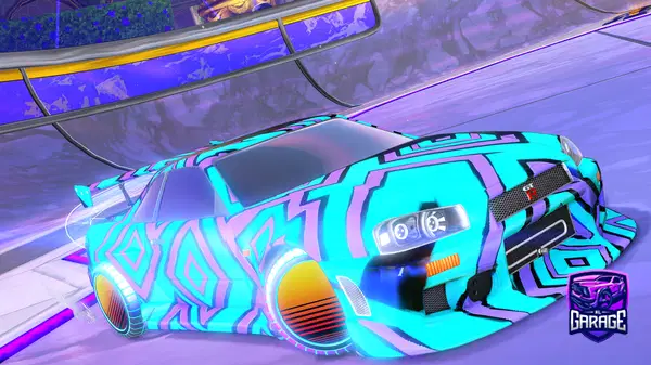 A Rocket League car design from NorBCB
