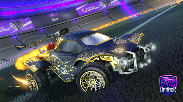 A Rocket League car design from ProFluffy7985