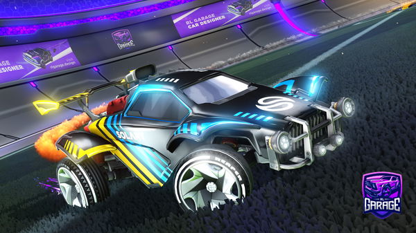 A Rocket League car design from DunnitRL_on_YT