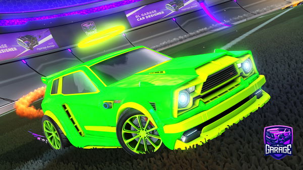 A Rocket League car design from DIKX--