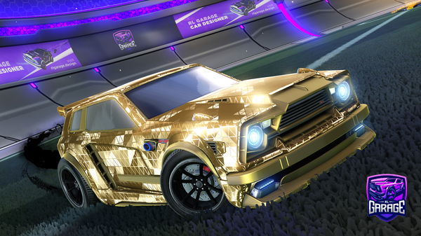 A Rocket League car design from Rodrigo_on_Xbox