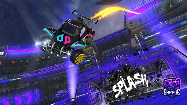 A Rocket League car design from Teschow