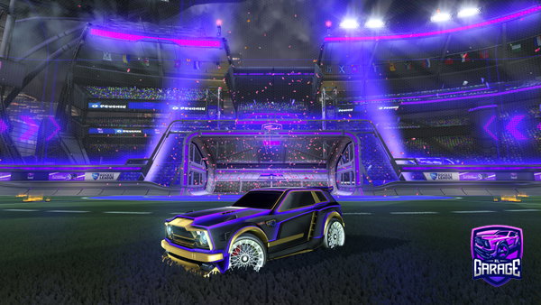 A Rocket League car design from Little_ghost1234