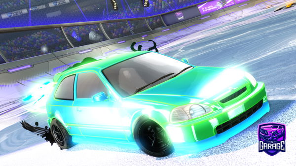 A Rocket League car design from Raiyu