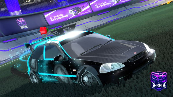 A Rocket League car design from Wwasteel_