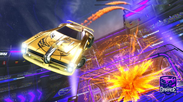 A Rocket League car design from Fedom