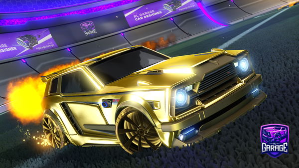 A Rocket League car design from T_Sparkle_