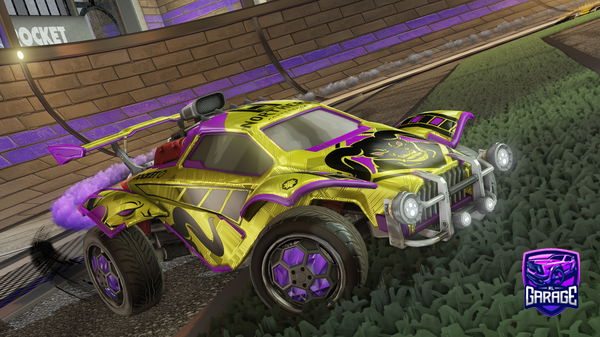A Rocket League car design from TrickyTeK