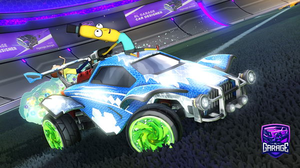 A Rocket League car design from SaltySpikes