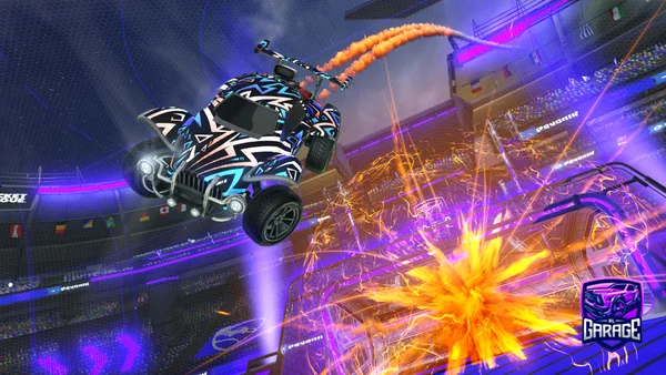 A Rocket League car design from Dodi2018