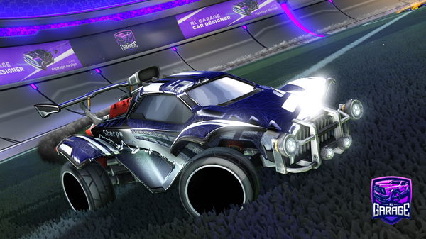 A Rocket League car design from PSN___CkrypticHP