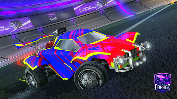 A Rocket League car design from besede