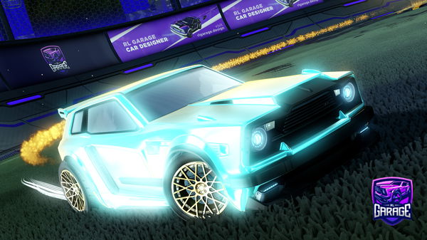 A Rocket League car design from SWIZZNALDO