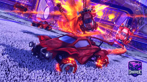 A Rocket League car design from Vinetangler