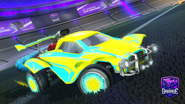 A Rocket League car design from MrJuSticEe