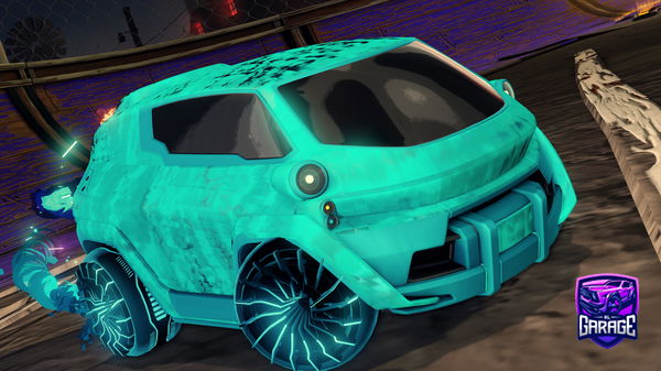 A Rocket League car design from Volt1c_fr