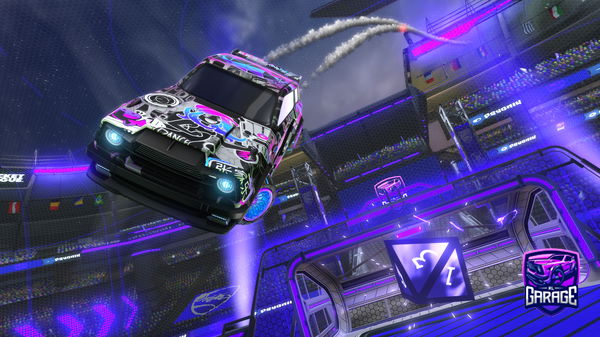 A Rocket League car design from fennecros2