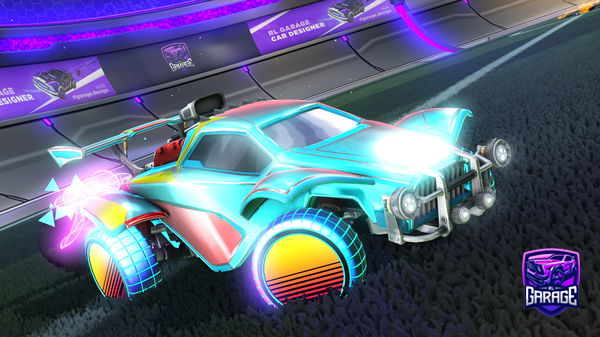 A Rocket League car design from Llama15