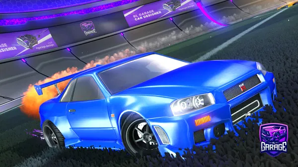 A Rocket League car design from itslit123