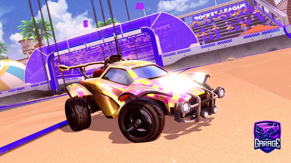 A Rocket League car design from HAM-BURGER-69420
