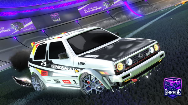 A Rocket League car design from GTX-VX