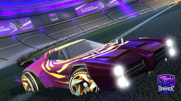 A Rocket League car design from Caroon-The-Trader