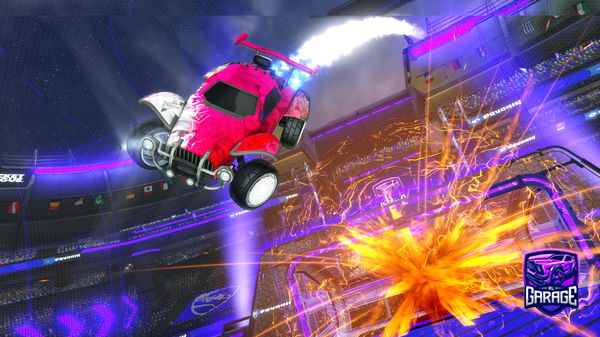 A Rocket League car design from DomUpNextt