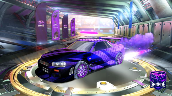 A Rocket League car design from A-_h707