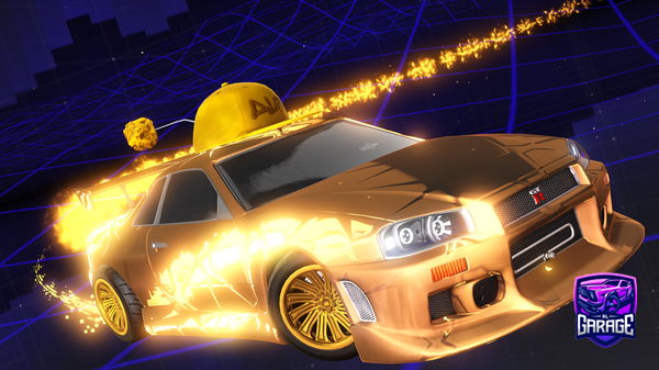 A Rocket League car design from Imnubking