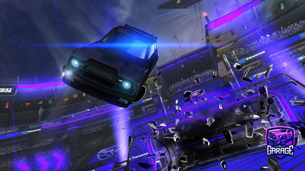 A Rocket League car design from FR0STY2508