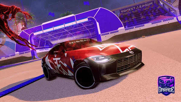A Rocket League car design from RicckiPs4