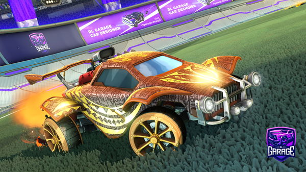 A Rocket League car design from Sledgehammer0111