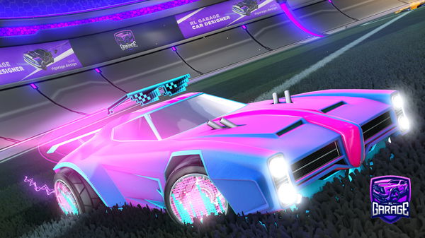 A Rocket League car design from nuclear-spar3