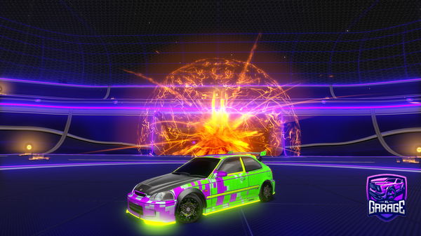 A Rocket League car design from Gamersam023028