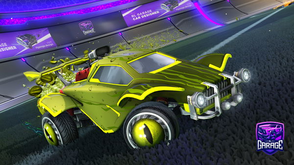 A Rocket League car design from PowerfulFlea441