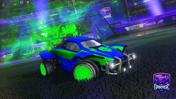 A Rocket League car design from Verrkami