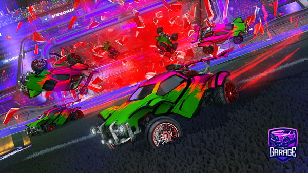 A Rocket League car design from Verrkami
