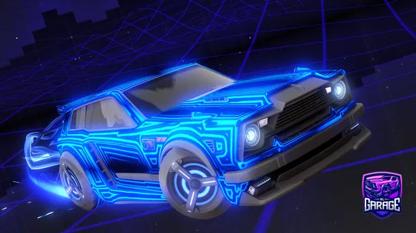 A Rocket League car design from Noxalymph