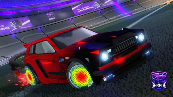 A Rocket League car design from Jacobps5rl