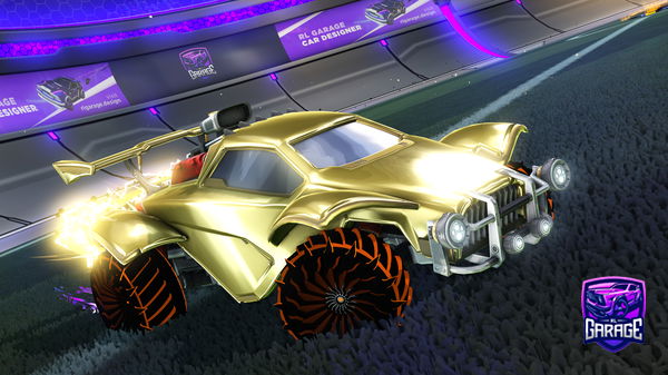 A Rocket League car design from slendermoss