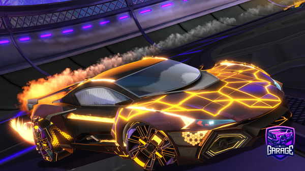 A Rocket League car design from Icaruuuuuu