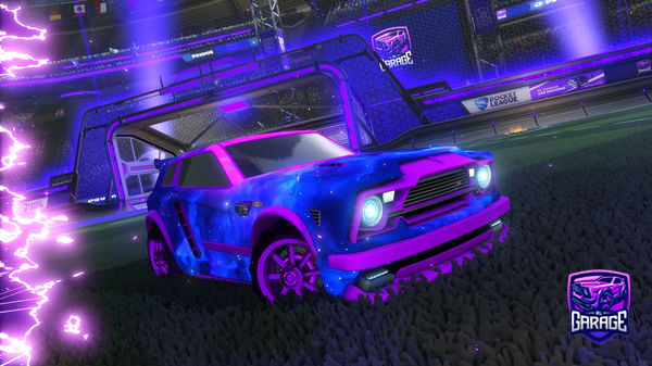 A Rocket League car design from vooza17
