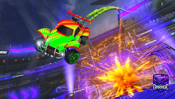 A Rocket League car design from kinkerk
