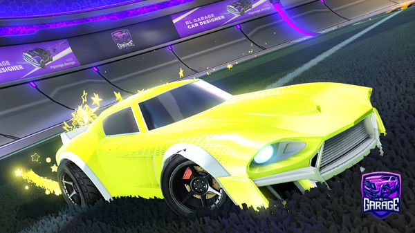 A Rocket League car design from MrGilly21